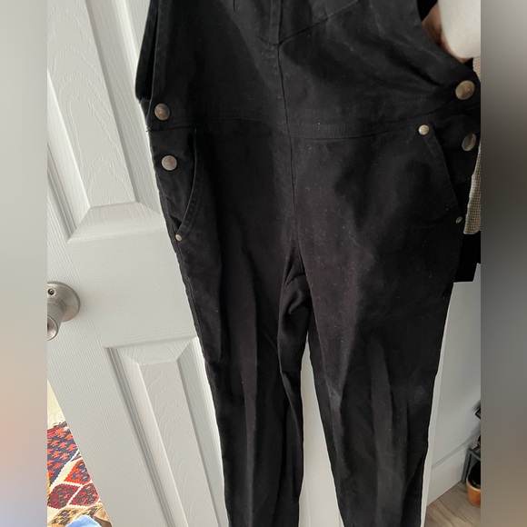 Asos Black Denim Overalls - Picture 6 of 6